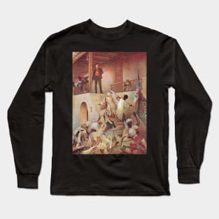 Death of general Gordon at Khartoum 1885 Long Sleeve T-Shirt